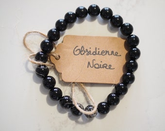 Black Obsidian Bracelet (8mm)