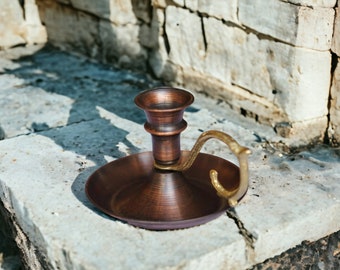 Copper /Brass Wrought Iron Candle Holder (DS) 1659 Copper /Brass Wrought Iron Candle Holder (DS) 1659