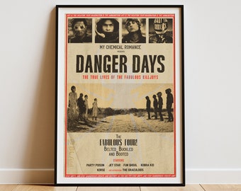 My Chemical Romance, Danger Days poster, digital print