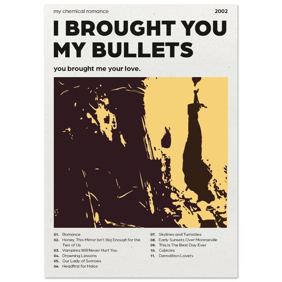 thumbnail image 2 of My Chemical Romance 8x12 Poster – Gerard Way – Early Sunsets Over Monroeville – MCR 2 of 4