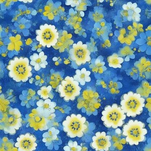 Flower digital paper, flower seamless pattern, floral prints, flower background, floral digital paper