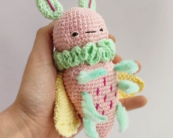 Molly The Moth Crochet Pattern. Instant PDF Download. Cute Moth Amigurumi Pattern.