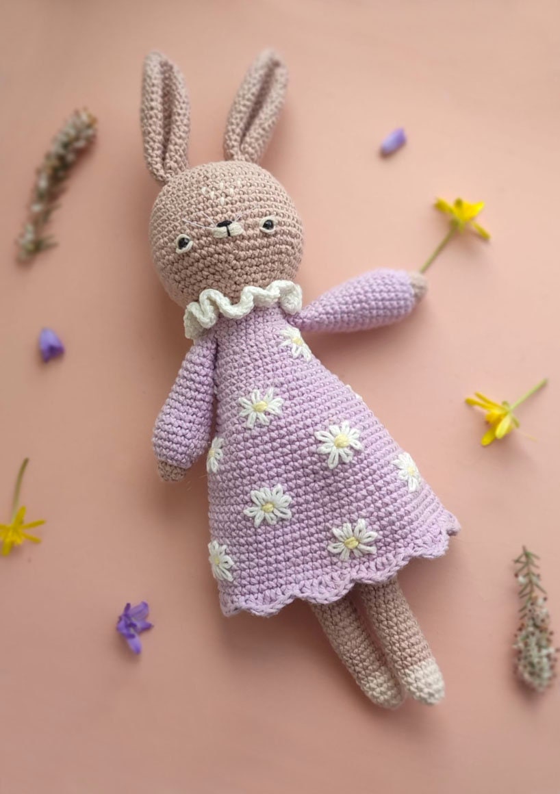 Daisy the Bunny Crochet Pattern. Instant PDF Download. Cute Easter ...