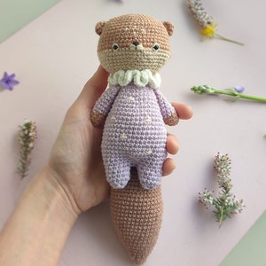 Baby Otter Crochet Pattern. Instant PDF Download. Cute Otter Amigurumi Pattern.
