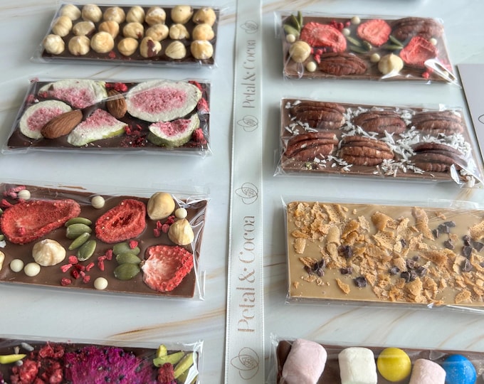 Gourmet Belgian Chocolate Bar Slab | Artisan Handmade, Berries, Nuts