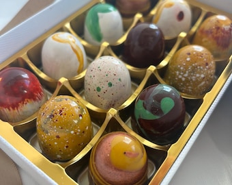 Gourmet Belgian Chocolate Bonbon Gift Box | Christmas Chocolate |