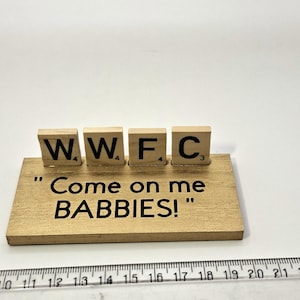Wölfe zeichen komm schon babbies Schreibtisch zeichen Geschenk für WWFC Fans, Papas Geburtstagsgeschenk Lehrer Geschenk Mann Höhle