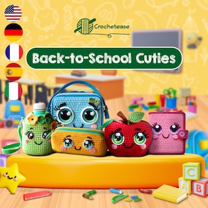 Guide multilingue des mignonnes pour la rentrée - anglais, français, allemand, italien, espagnol