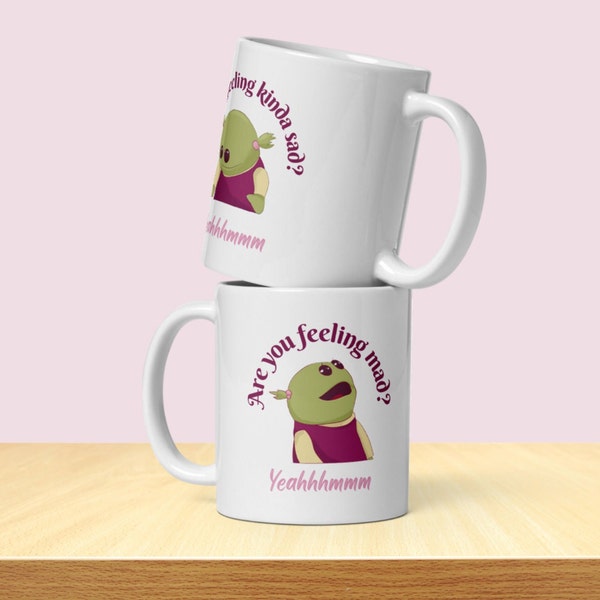 Nanalan Mona Tasse, Are you feeling mad, Geschenk für Sie, Meme Tasse, Nanalan Meme TikTok