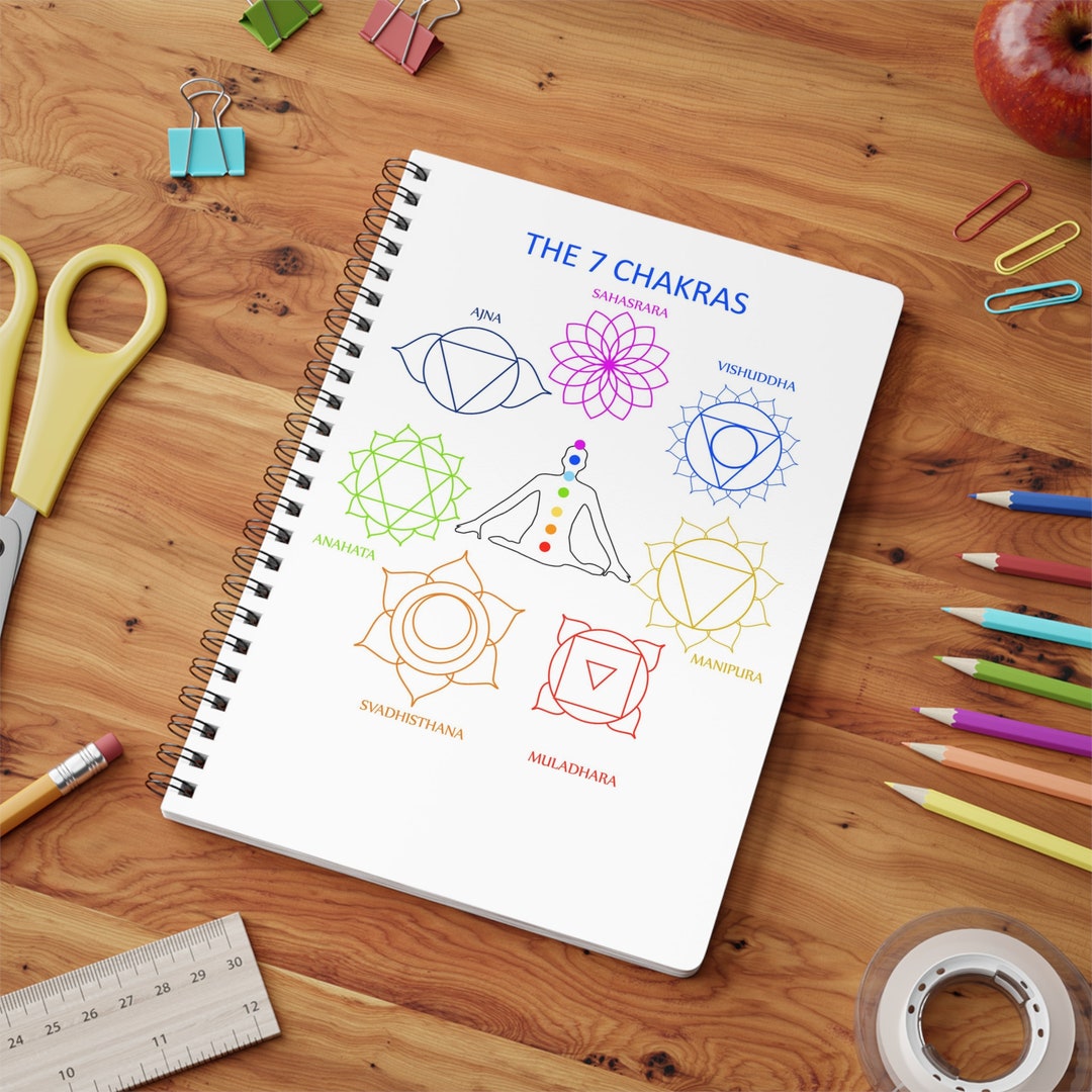 A Journal to Explore Your 7 Chakras, the Energy Centers of Your Body ...