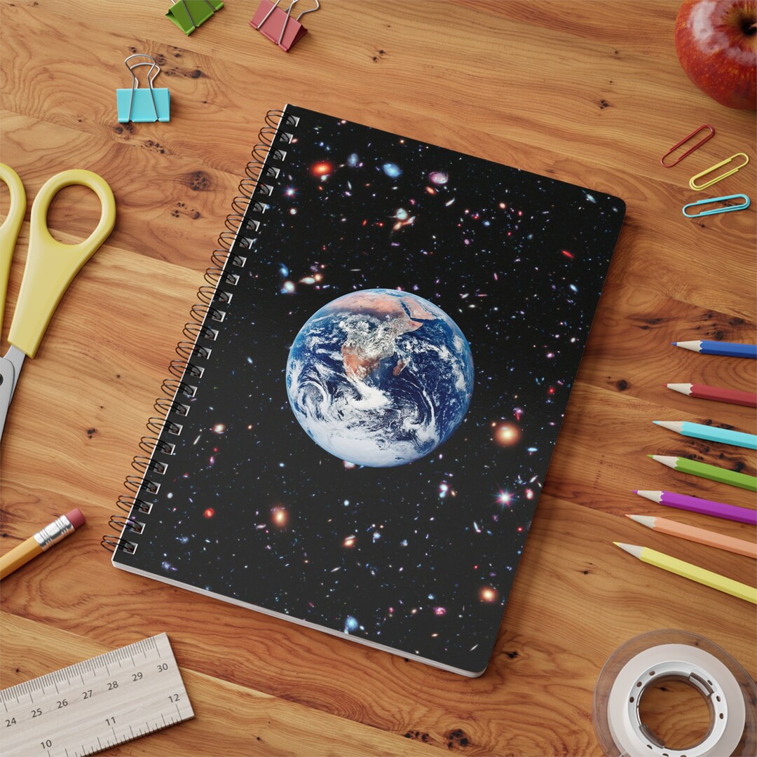 Earth in Space Journal – Cosmic Planet Notebook, Astronomy Lover Diary ...