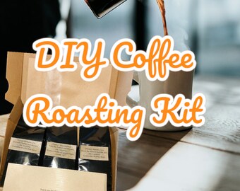 Kaffee Set - DIY Röst Kit mit professioneller Anleitung, Kaffee Geschenk Set.