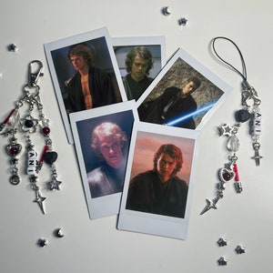 anakin skywalker bundle | phone accessory | key chain | gift idea | instax mini film | polaroid print | star wars