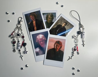 Anakin Skywalker-bundel | telefoonaccessoire | sleutelhanger | cadeau-idee | instax minifilm | polaroidprint | sterrenoorlogen