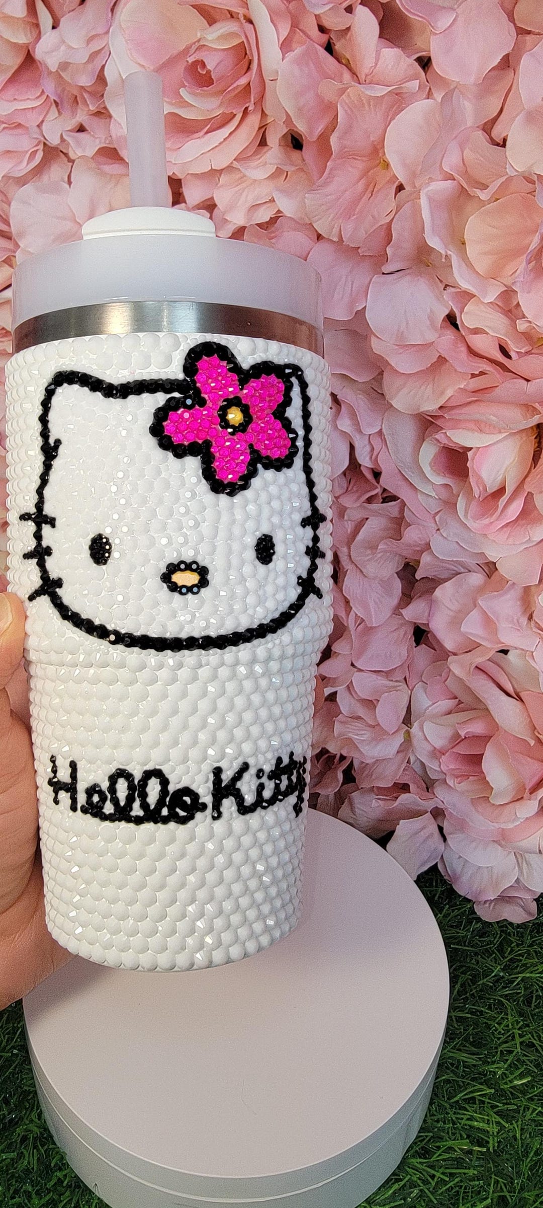 d*7様 che che New York HELLO KITTYスパンコールス Bedazzled Hello Kitty Stanley - Etsy