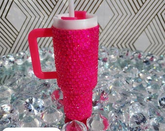 Mini bedazzled cup keychains