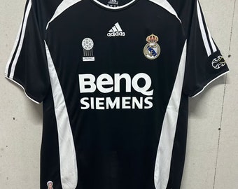 Limited edition rare retro iconic 2006/07 REAL MADRID Adidaa shirt  as worn by many legends in the BIGGEST competitions, Zidane