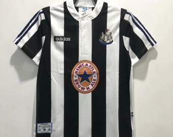 Limited edition rare retro iconic 1995/96/97 Newcastle utd home shirt  as worn by many Newcastle legends in the premier league