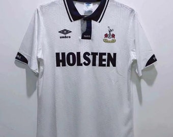 Limited edition rare retro 1991 fa cup final Tottenham hotspur.  (Spurs) Umbro winners home shirt as worn by Gazza, Lineker