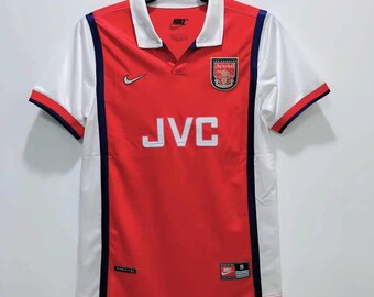 Limited edition rare retro 1998-99 Arsenal Premiee league nike home shirt as worn by Bergkamp, Adams, Vieira and many others