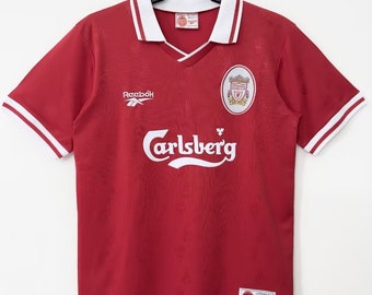 Limited edition rare retro 1996-97 Liverpool Premier league Reebok home shirt worn by Fowler, Owen, Barnes and  many others