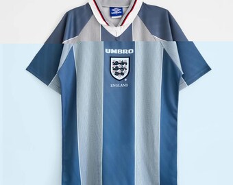 Limited edition retro England away shirt Euro 1996 - as worn by Beckham, Gascoigne,  Shearer & Southgate