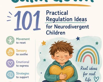 Neurodivergent Child Regulation Toolkit | 101 Practical Ideas, Parent Support Guide (PDF)