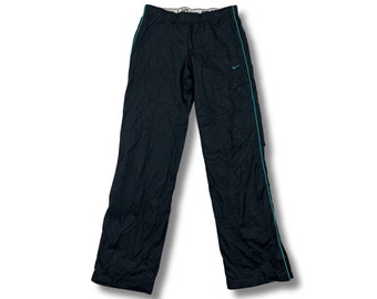 Nike vintage Trackpants Pantalons de survêtement Bleu Pantalon d’entraînement Rétro Taille XS