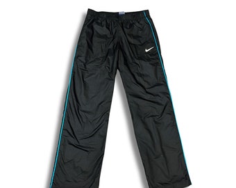 Nike Vintage Trackpants Pantalones de chándal Pantalones de entrenamiento azules Retro Tamaño S y M Nuevo