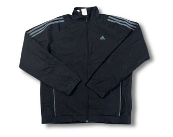 Adidas vintage Jacket Coupe-vent Track Jacket Veste légère Noir Taille S