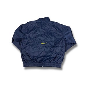 Nike Vintage Retro Jacke Trainingsjacke Trackjacke Sweatjacke Blau Größe L Bild 2