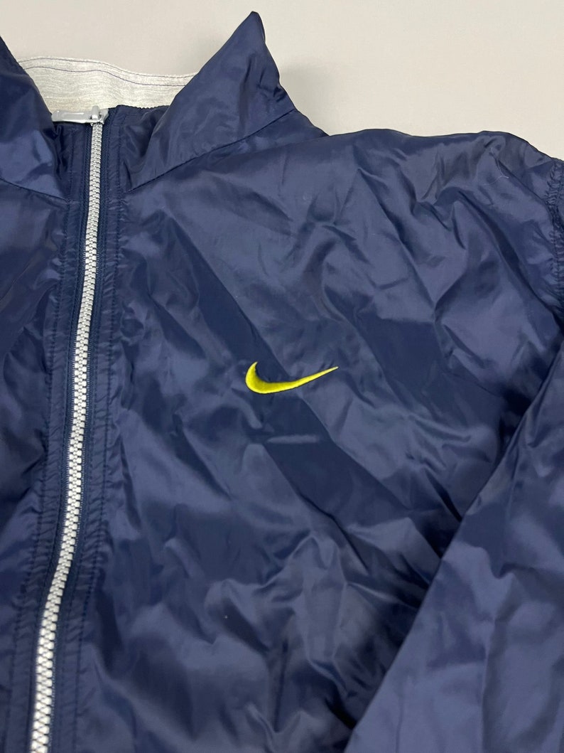 Nike Vintage Retro Jacke Trainingsjacke Trackjacke Sweatjacke Blau Größe L Bild 3