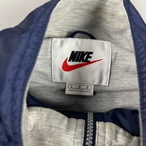 Nike Vintage Retro Jacke Trainingsjacke Trackjacke Sweatjacke Blau Größe L Bild 4