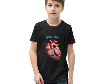 T-shirt Coeur de Gamer pour enfants