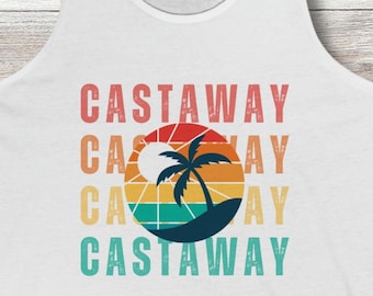 Castaway Tank, Adult Unisex Tank for Men or Women, Disney Cruise Line Castaway Cay, Disney Cruise Shirt