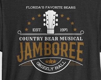 Country Bear Jamboree Shirt: Magic Kingdom Inspired Adult Unisex Tee