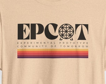Vintage-Stil Epcot Shirt, Retro Disney World Unisex T-Shirt