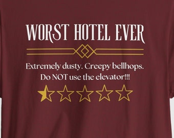 Worst Hotel Ever: Unisex T-Shirt Inspiriert vom Tower of Terry aus den Disney Hollywood Studios