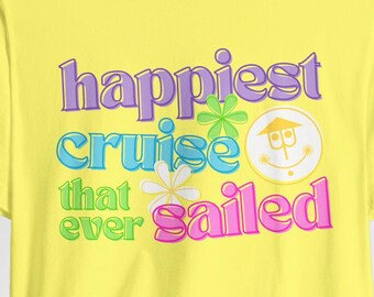 Glücklichste Kreuzfahrt T-Shirt: Disney inspiriert Erwachsene Unisex Shirt, es ist eine kleine Welt
