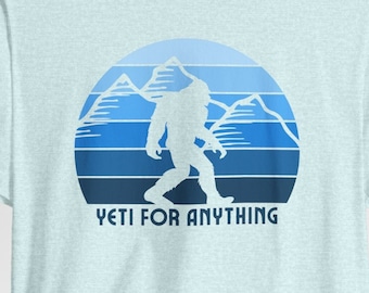 Op expeditie Everest geïnspireerd T-shirt: retro yeti-ontwerp - shirt Animal Kingdom