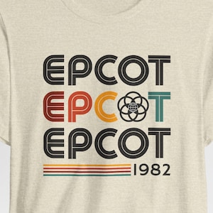 Retro Style EPCOT Shirt, Adult Unisex Tee Inspired by Vintage Epcot, Disney Epcot Shirt for Men or Women, Disney World Shirt