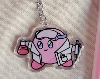 Kirby Keychain, Gift for Scientists/Laboratory Staff