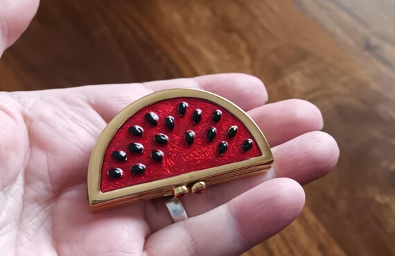 Vintage Estee Lauder Watermelon Solid Perfume Com… - image 3