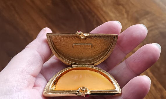 Vintage Estee Lauder Watermelon Solid Perfume Com… - image 5
