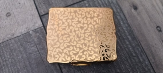Musical Floral Stratton Powder Compact In Excelle… - image 6