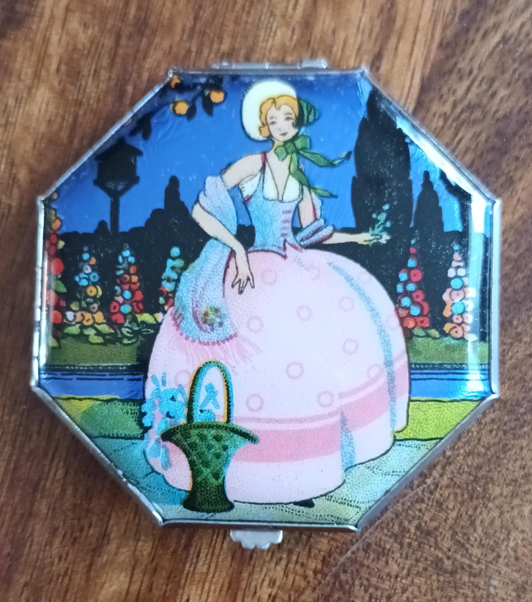英国製アンティーク1930年代　Gwenda制作　アールデコ　コンパクト Gwenda Compact - Etsy
