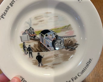 Vintage ceramic Thomas the Tank Engine side plate