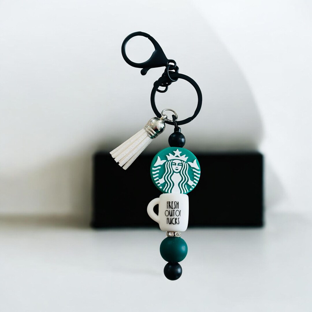 Fresh Pro Keychains Keychain- SB Coffee/ Fresh Outta F*cks - Etsy