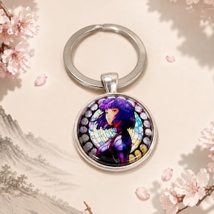 Ghost in the Shell Schlüsselanhänger | Motoko Kusanagi | Handmade| Kawaii | Geschenk-Idee| Keychain| Schlüsselbund | Anime Anhänger
