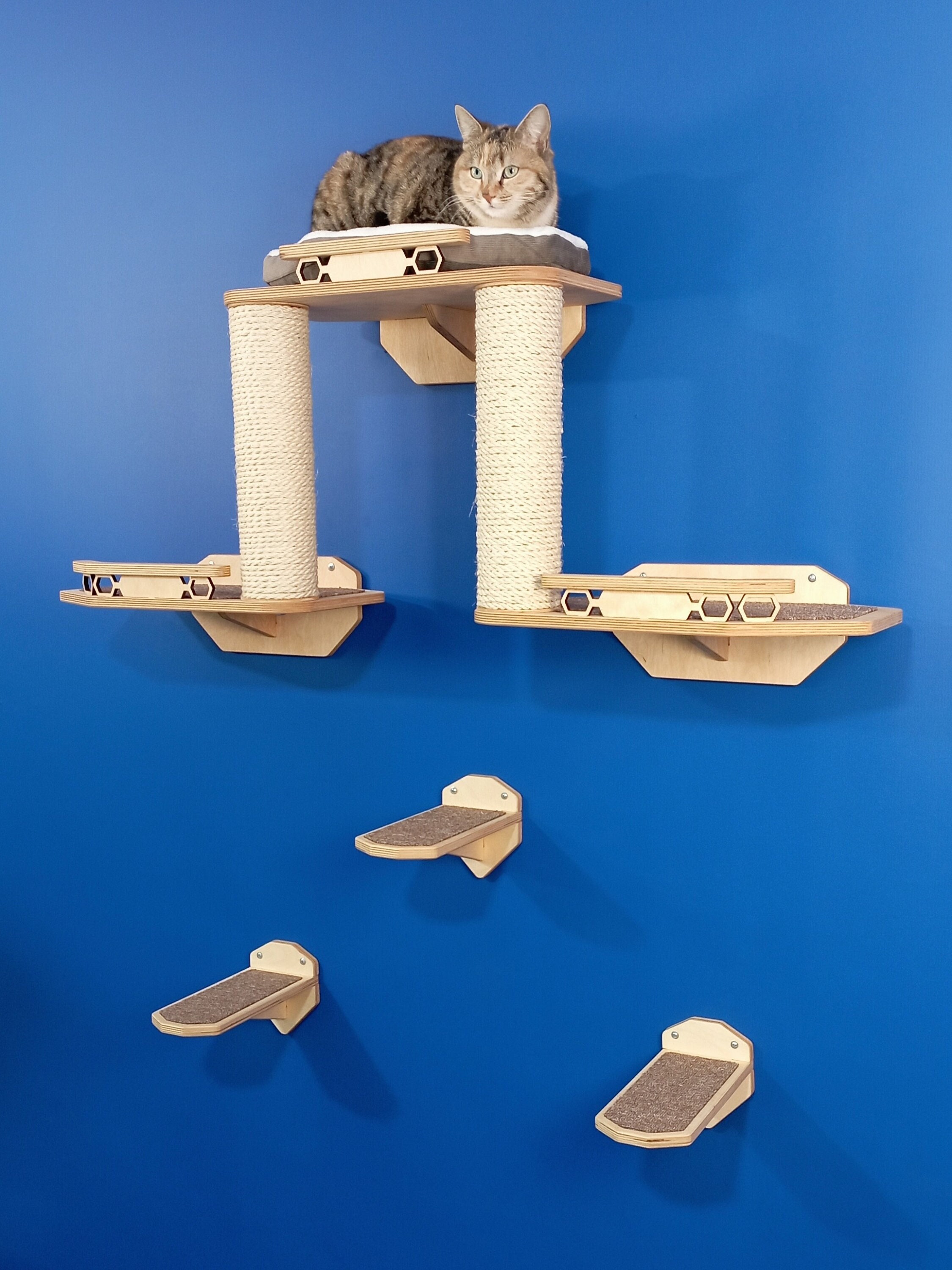 Treetop Terrace Whiskers Cat Tree Eiffel Cat Tower